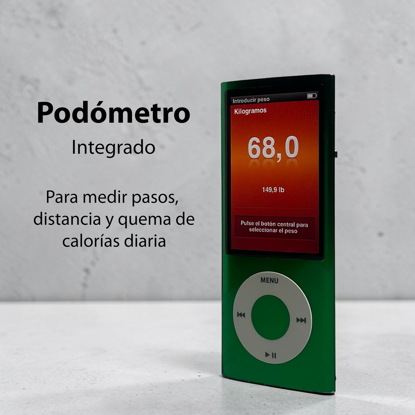 iPod Nano 5ª Generación Reacondicionado con Batería Nueva (Color Verde)