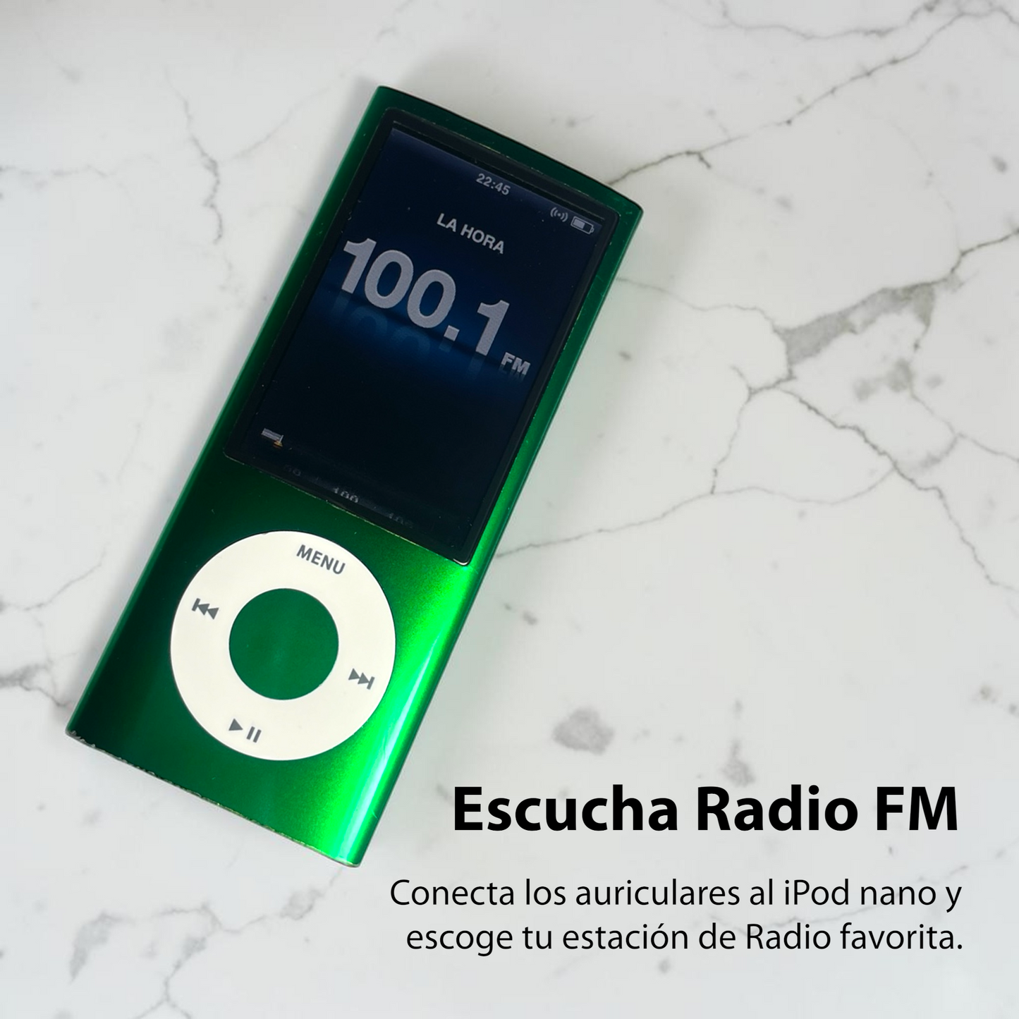 iPod Nano 5ª Generación Reacondicionado con Batería Nueva (Color Verde)