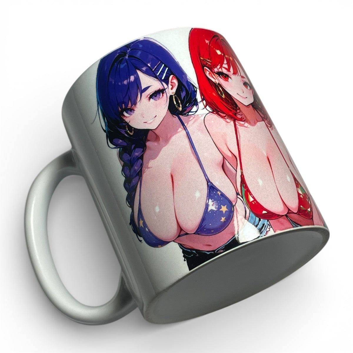 Set 2 Tazas Anime 11oz Diseño MuiMui ColorFul Ladies Coleccionable