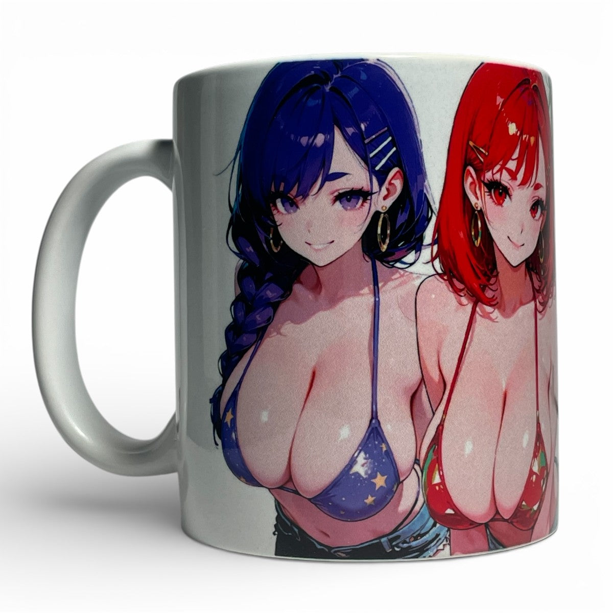 Set 2 Tazas Anime 11oz Diseño MuiMui ColorFul Ladies Coleccionable