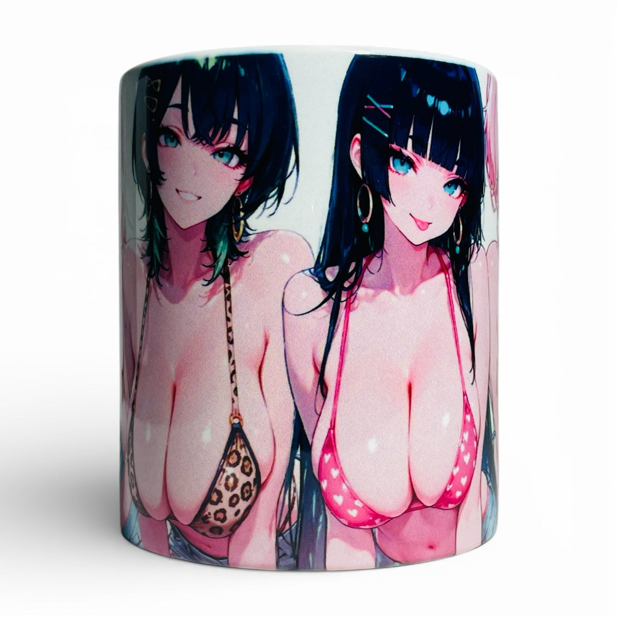 Set 2 Tazas Anime 11oz Diseño MuiMui ColorFul Ladies Coleccionable