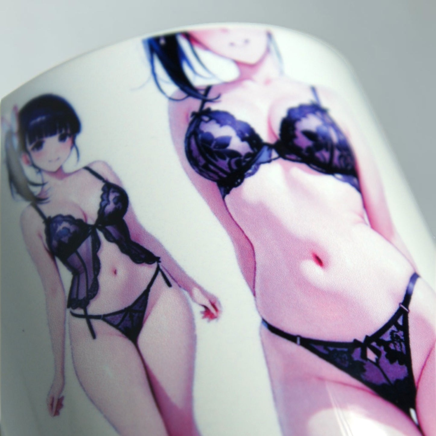 Set 4 Tazas 11oz Demon Slayer: Kimetsu no Yaiba Diseño Sexy Lingerie Girls Coleccionable