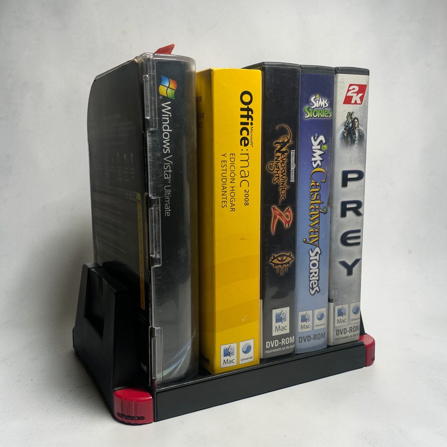 Organizador Multimedia Expandible Elecom (CDR-004) - Nuevo en Caja (NOS) para CDs, Diskettes y Cartuchos Retro (NES, SNES, Genesis)