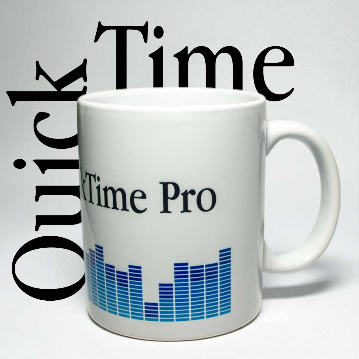 Taza QuickTime Pro 11oz Diseño Retro Apple Nostalgia Tech