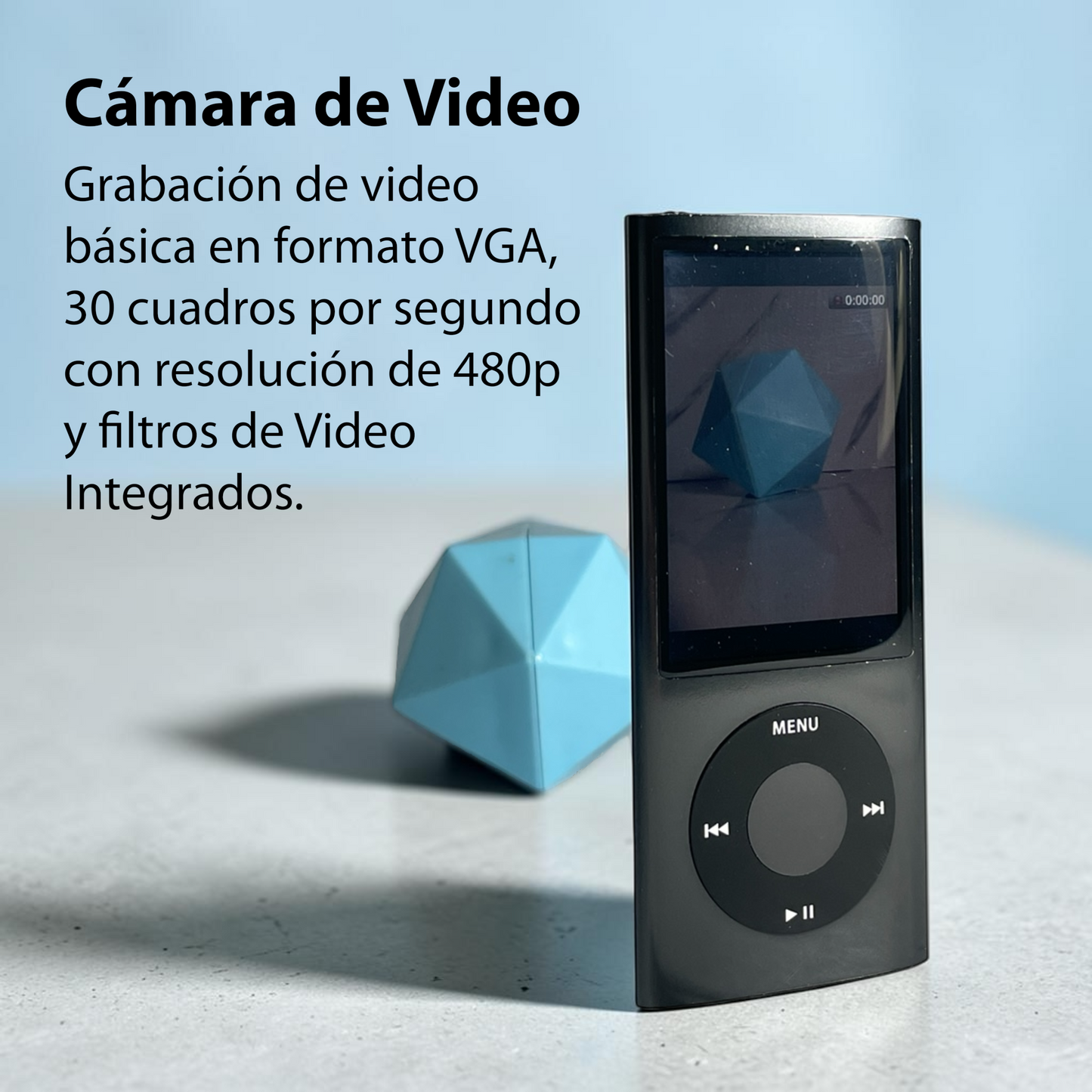 iPod Nano 5ª Generación Reacondicionado con Batería Nueva (Color Negro)